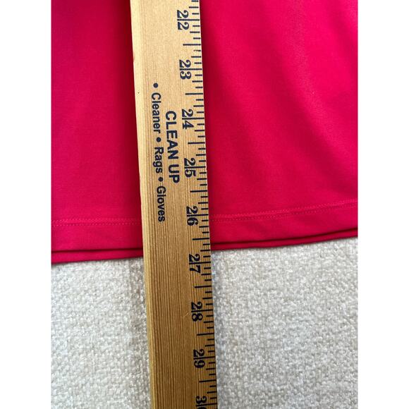 Susan Graver Women’s XL Red Liquid Knit 3/4 Sleeve Stretch Pullover Top Stretch - Picture 6 of 7